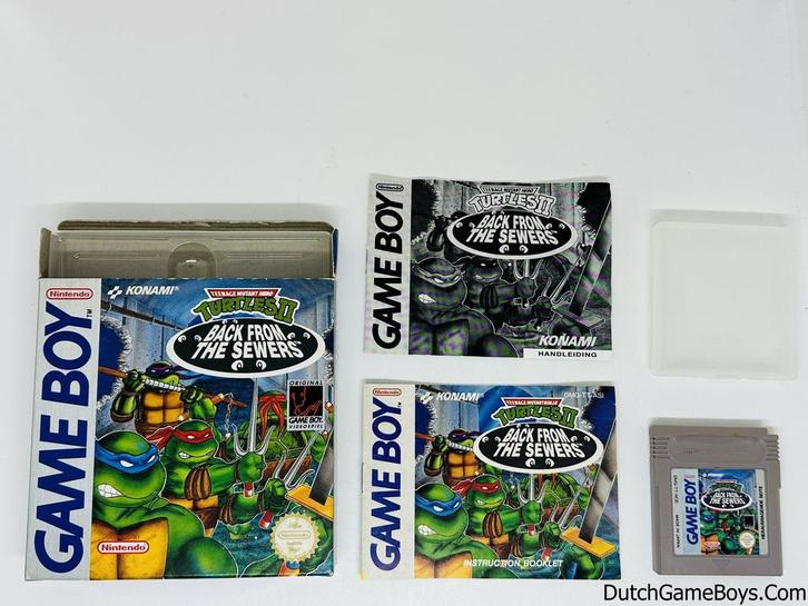 Gameboy Classic - Turtles II - Back From The Sewers - NOE, Games en Spelcomputers, Games | Nintendo Game Boy, Gebruikt, Verzenden