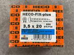 Veiling - 20x Heco spaanplaatschroeven ø3,5x20mm 200-delig, Doe-het-zelf en Bouw, Nieuw