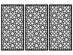 Veiling - 3x Composiet terrasscherm Alhambra 180x90cm, Tuin en Terras, Nieuw