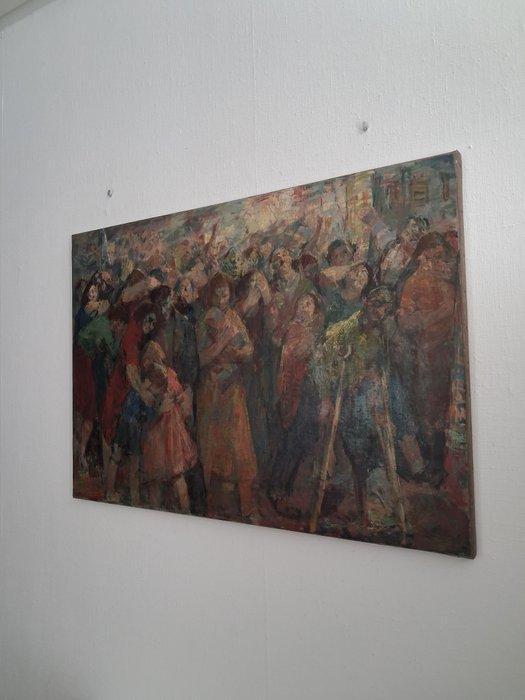 Petru Feier (1912-1985) - Furia (Fury), Antiek en Kunst, Kunst | Schilderijen | Klassiek