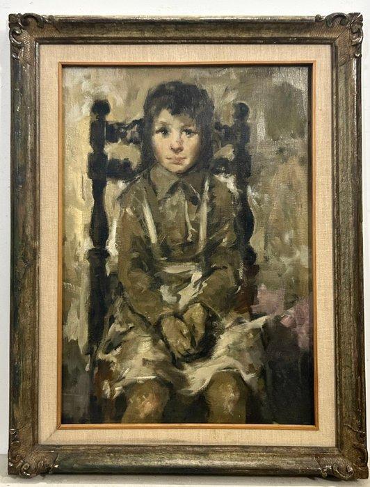 Vincenzo Volpe (1855-1929), attr. a - Ritratto di fanciulla, Antiek en Kunst, Kunst | Schilderijen | Klassiek