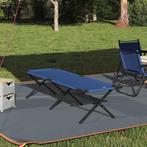 vidaXL Opvouwbaar Campingbed Blauw Oxford stof, Caravans en Kamperen, Kampeeraccessoires, Verzenden, Nieuw