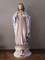 Statue, Heilig Hart van Jezus - XL - 46 cm - Biscuit de