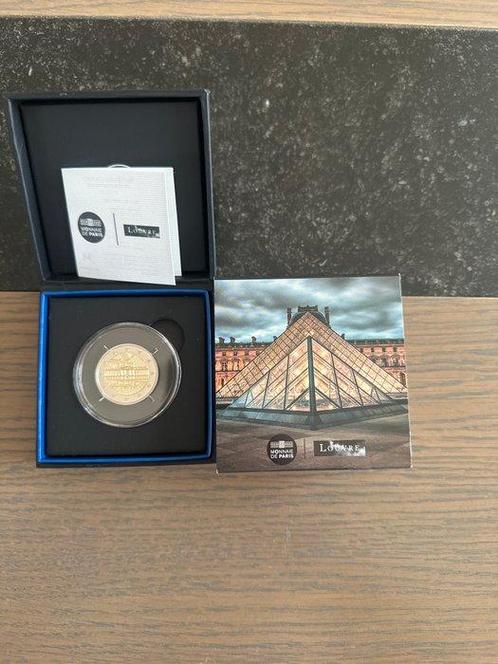 Frankrijk. 2 Euro 2025 Musée du Louvre Proof (Zonder, Postzegels en Munten, Munten | Europa | Euromunten