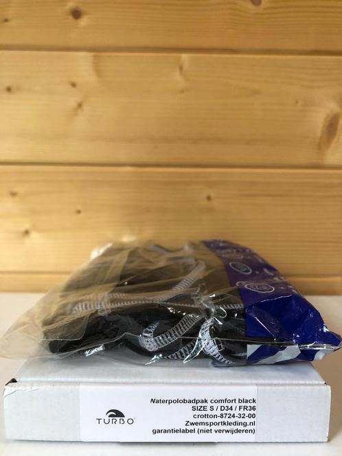 opruiming showmodel Turbo (SIZE S) waterpolobadpak black, Watersport en Boten, Waterpolo, Nieuw, Verzenden