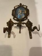 Porte-manteau (3) - Cuivre, Verre - image victorienne