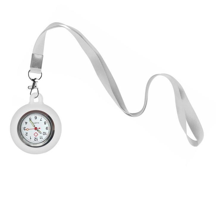 Fako - Verpleegstershorloge Met Keycord - Ketting - 90cm -, Handtassen en Accessoires, Horloges | Dames, Verzenden