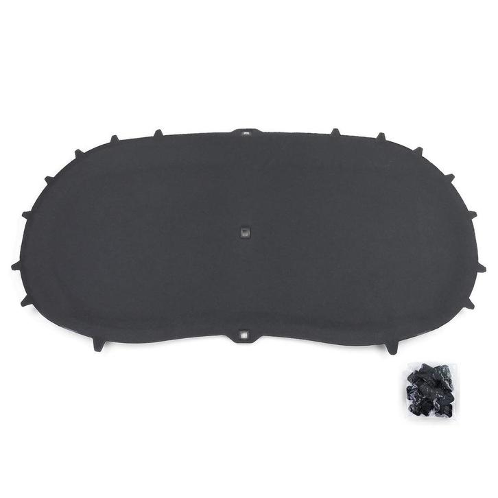 Zwarte motorkap isolatiemat VW Tiguan 5N 2011-2018 - Verb..., Caravans en Kamperen, Caravanaccessoires, Nieuw, Ophalen of Verzenden