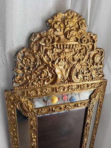 Miroir - Bois, Laiton