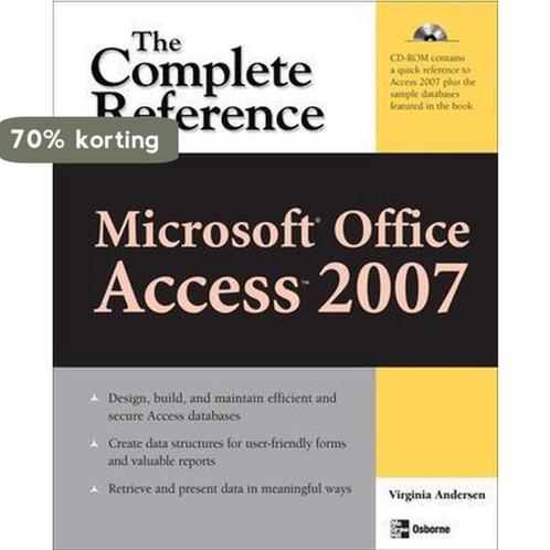 Microsoft Office Access 2007 9780072263503 Virginia Andersen, Boeken, Overige Boeken, Zo goed als nieuw, Verzenden