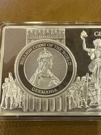 Tsjaad. 1000 Francs Germania, 1 Oz mit 3 Oz Barren (.999)