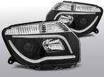 Koplampen Tube Light | Dacia Duster 2010-2013 | zwart, Verzenden