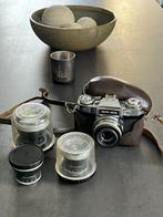 Zeiss Ikon Contaflex Super B (10.1272) + 4 Carl Zeiss, TV, Hi-fi & Vidéo, Appareils photo analogiques