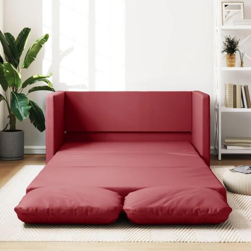vidaXL Slaapbank vloermodel 2-in-1 112x174x55 cm kunstleer, Huis en Inrichting, Zetels | Zetels, Nieuw, Verzenden