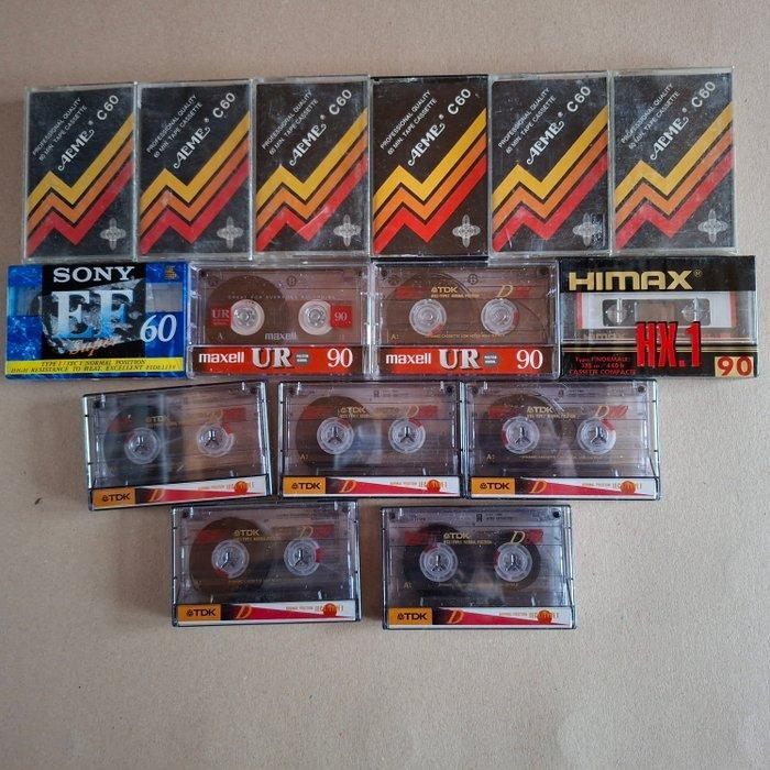Maxell Sony TDK Himax Aeme - Audiocassette - 1970, Audio, Tv en Foto, Radio's