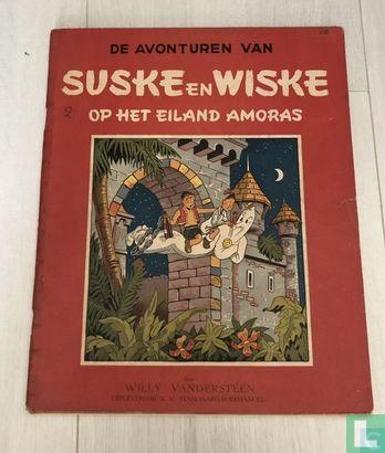 Suske en Wiske op het eiland Amoras - 1951, Boeken, Stripverhalen, Gelezen, Eén stripboek, Verzenden