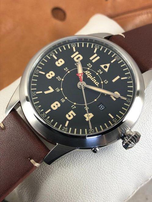 Alpina - Startimer Pilot Heritage Automatic Limited Edition, Handtassen en Accessoires, Horloges | Heren