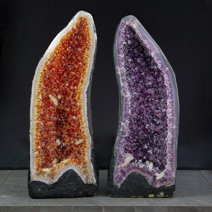 First Quality Selection - Uniek. Set van amethist- en, Verzamelen, Mineralen en Fossielen