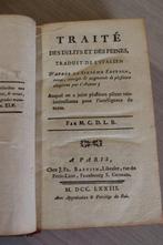 Beccaria - Traité des délits et des peines - 1773-1773