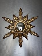 Wandspiegel - Hars - Goudkleurige zonnespiegel, Antiek en Kunst