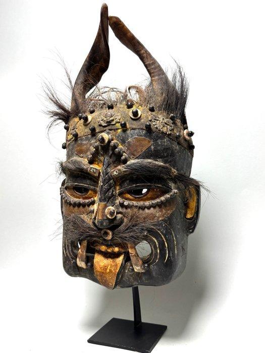 Grote sjamaanmasker - 42 cm - Nepal (Zonder minimumprijs), Antiquités & Art, Art | Art non-occidental
