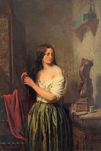 Alphonse Cornet (1814-1874) - The dressing room, Antiquités & Art