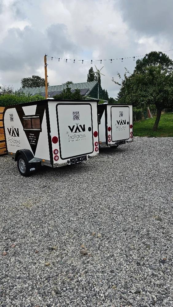 Remorque Vanholidays - Isolée et équipée en électricité, Auto diversen, Aanhangers en Bagagewagens, Ophalen