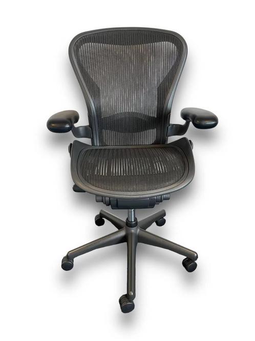 Herman Miller Bureaustoel, Huis en Inrichting, Bureaustoelen, Bureaustoel, Zwart, Zo goed als nieuw, Ergonomisch, Verzenden