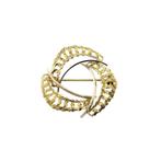 Bicolor gouden broche, Bijoux, Sacs & Beauté, Broches, Ophalen of Verzenden