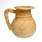 Sumerian Albast Voorwerp met handvat, Antiek en Kunst