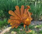 Beeldje - Rusty Peacock - IJzer, Metaal