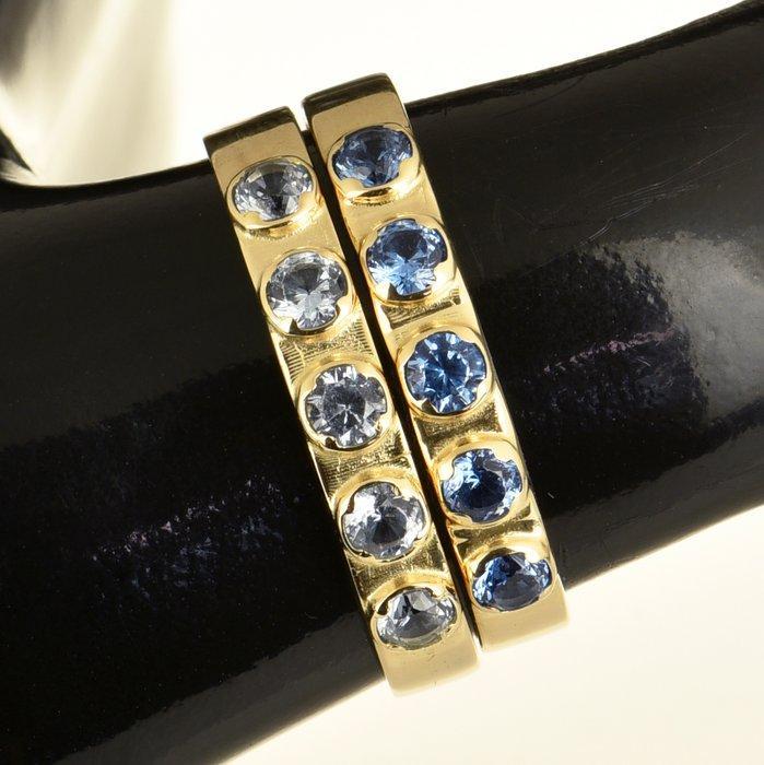 Ring - 14 karaat Geel goud Topaas, Handtassen en Accessoires, Ringen