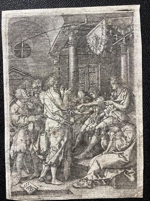 Heinrich Aldegrever (1501/2-1555/61) - Daniel examining the, Antiek en Kunst, Antiek | Overige Antiek