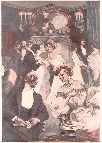 Een kamer vol chique lui (lijst optie, Kunst) (lijst optie) beschikbaar voor biedingen