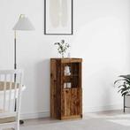 vidaXL LED Dressoir Oudhout 41 x 37 x 100 cm Bewerkt hout, Verzenden