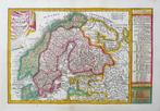 Europa, Kaart - Noorwegen / Scandinavië / Noordzee / Zweden, Boeken, Atlassen en Landkaarten, Nieuw