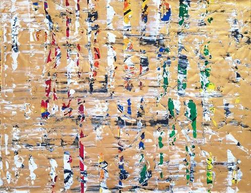 Jürgen Angeler - The Golden Manifestation - XXL, Antiek en Kunst, Kunst | Schilderijen | Modern