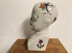 Sculpture, Phrenology hoofd tattoo variant. - 28.5 cm -, Antiek en Kunst