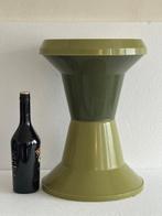 Giganplast - Kruk - Pastic/ kunststof - Vintage Olijfgroen, Antiek en Kunst