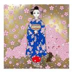 Takashi Murakami (1962) - Maiko in Kyoto Cherry Blossoms on, Antiek en Kunst, Kunst | Schilderijen | Modern