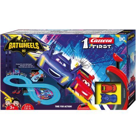 Carrera First Racebaan - Batwheels Time for Action (2,4 mete, Kinderen en Baby's, Speelgoed | Racebanen, Verzenden