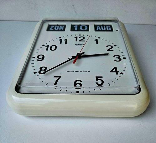 Horloge à bascule - Twemco - Moderne du milieu de siècle -, Antiek en Kunst, Antiek | Klokken