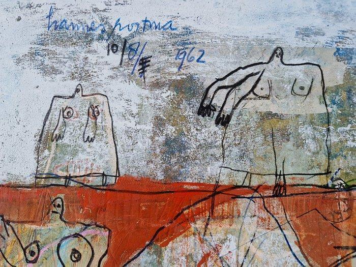 Hannes Postma (1933-2020) - Optocht der vrouwen, Antiek en Kunst, Kunst | Schilderijen | Klassiek