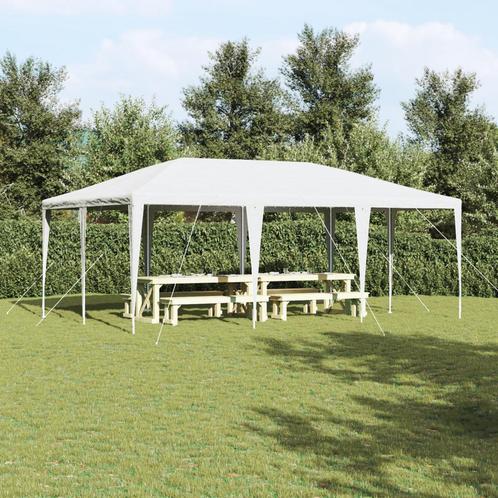 vidaXL Feesttent Wit 6x4 m PE, Tuin en Terras, Partytenten, Nieuw, Verzenden