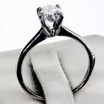 Zonder minimumprijs - Verlovingsring - 14 karaat Witgoud -