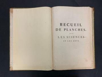 Diderot & dAlembert - Diderot - Recueil de planches: lart