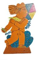 Alekos Fassianos (1935-2022) - Homme au chapeau, à la pomme