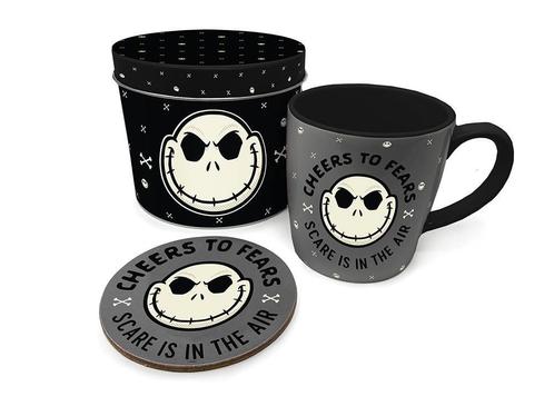 Nightmare Before Christmas Gift Set (Mok, Onderzetter & Tin), Verzamelen, Disney, Ophalen of Verzenden