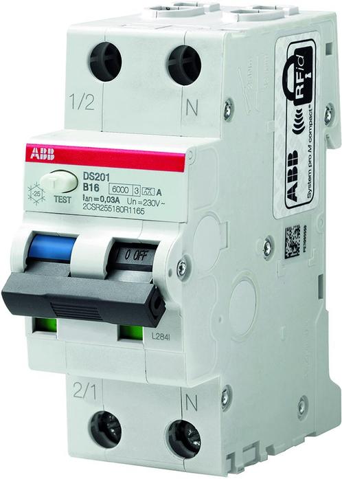 ABB System pro M Compacte Aardlekschakelaar -, Doe-het-zelf en Bouw, Elektriciteit en Kabels, Verzenden