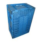 Stapelbak 600x400x260 mm met grijpopening inklapbaar PP, Ophalen of Verzenden